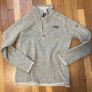 Patagonia 1/4 zip fleece sweater